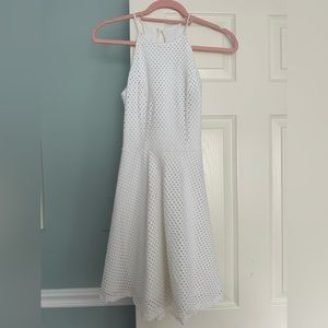 Design lab white High neck dress brand new with tags